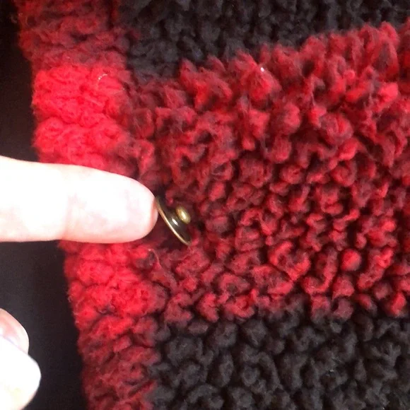 Knox Rose Red and Black Plaid Jacket - Picture 3 of 4